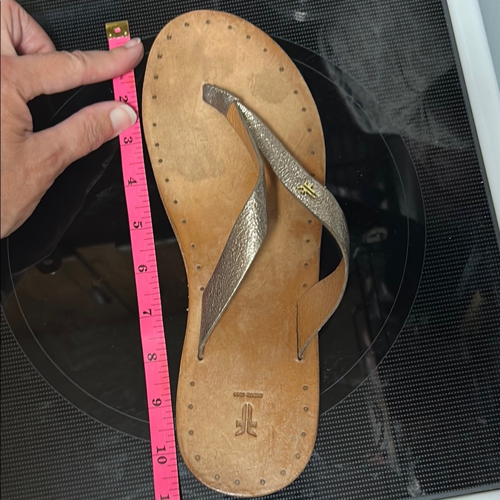 FRYE AND CO. Silver Glitter Sandals 9.5 - Picture 5 of 6